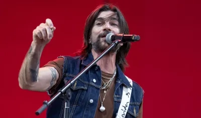 El cantante y compositor colombiano Juanes. 