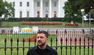 Volodímir Zelenski, Presidente de Ucrania.