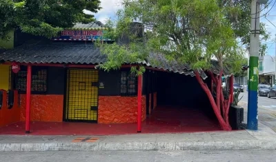 Fachada de una tienda en barrio Abajo, en donde dispararon en junio de este año.