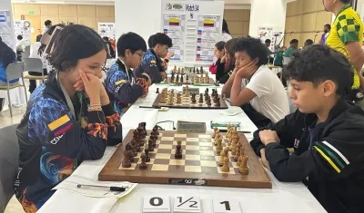 Aspecto de la jornada de la sexta ronda de la Olimpiada Mundial sub-16 de ajedrez. 