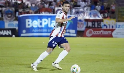Guillermo Celis, mediocampista de gran rendimiento en Junior. 