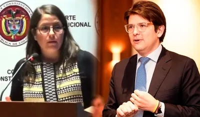 Juanita Goebertus y Miguel Uribe Turbay (Q.E.P.D).