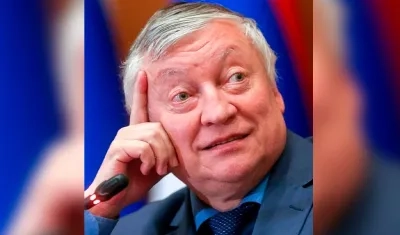 El ruso Anataoly Karpov, múltiple campeón mundial de ajedrez. 