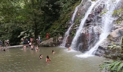 Cascadas de Marinka, en el corregimiento de Minca. 