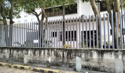 Fachada de Medicina Legal, en Barranquilla. 