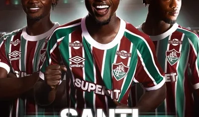 El colombiano Santiago Moreno, nuevo jugador del Fluminense. 