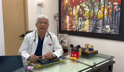 Gustavo Romero, presidente de la Sociedad de Pediatras del Atlántico.