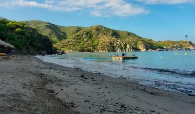 Aspecto de Playa Dormida, en Santa Marta. Imagen de referencia.