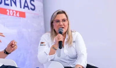  Mary Luz Stevenson del Vecchio, rectora encargada de Uniatlántico.