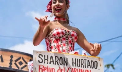 Sharon Hurtado, reina del Carnaval de la 44.
