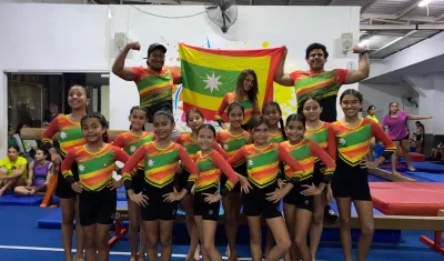 Delegación del Team Barranquilla. 