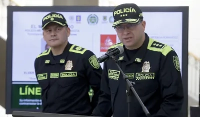 Carlos Fernando Triana, director nacional de la Policía.