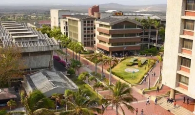 Vista panorámica de la Universidad del Atlántico.