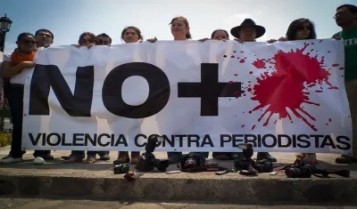 Marcha contra la violencia a periodistas.