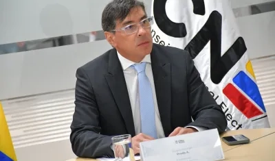 Álvaro Hernán Prada, presidente del Consejo Nacional Electoral.