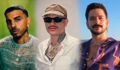 Rauw Alejandro, Kapo, Camilo. 