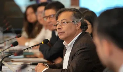 El Presidente Gustavo Petro.