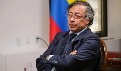 El Presidente Gustavo Petro.