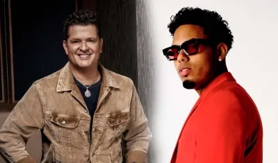Carlos Vives y Myke Towers. 