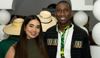 Alcaldesa de Mosquera, Nariño, Karen Lizeth Pineda Pineda, y el hombre fallecido Luis Fernando Sánchez.