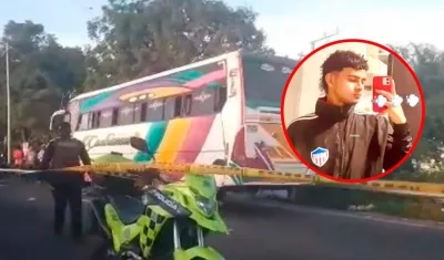 Lugar donde perdió la vida Anthony Junior Marino Obeso.