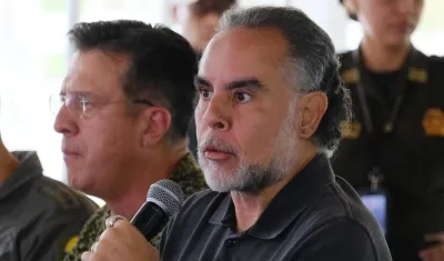 Armando Benedetti, ministro del Interior. 