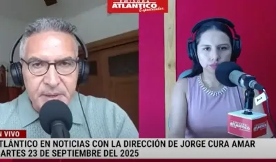 Transmisión de Atlántico en Noticias.