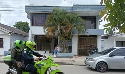 Vivienda donde residía la menor. 