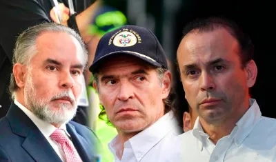 Armando Benedetti, Fico Gutiérrez y Alejandro Éder. 