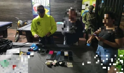 Captura de presuntos miembros de las ACSN