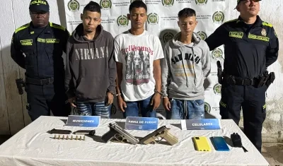 Capturados en Baranoa.