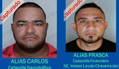 Entre los capturados hay dos presuntos cabecillas. 