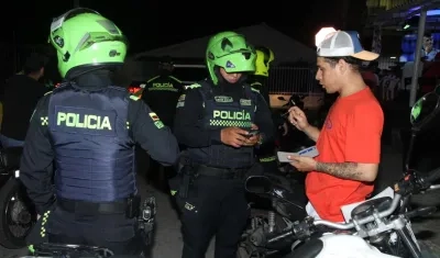 Despliegue de la Fuerza Pública en la ciudad.