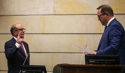 El nuevo magistrado de la Corte Constitucional, Carlos Camargo Assís.