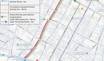 Imagen de la zona que estará cerrada.