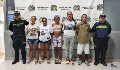 Cinco de los capturados