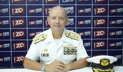 Contralmirante Javier Hernando Rubio Barrera, Director de la Escuela Naval de Suboficiales.