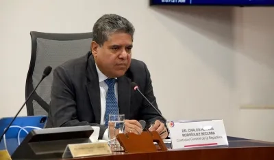 El Contralor Carlos Hernán Rodríguez.