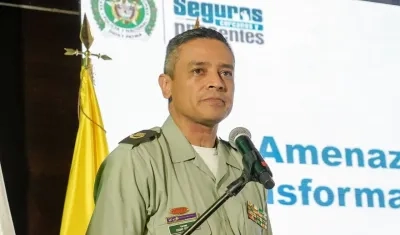  Coronel Edgar Andrés Correa Tobón, Director de Antisecuestro y Antiextorsión.