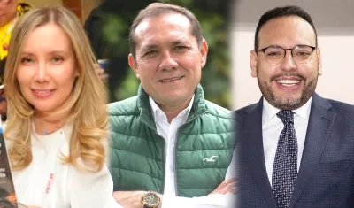 Los ministros Diana Morales, Antonio Sanguino y Julián Molina.