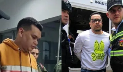 Digno Palomino y Jorge Diaz Collazos, alias 'Castor'.