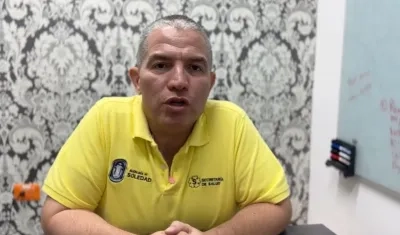 Edison Barrera, secretario de Salud de Soledad. 
