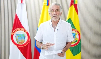 El gobernador del Atlántico, Eduardo Verano De la Rosa.