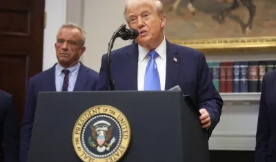 El Presidente de Estados Unidos, Donald Trump.