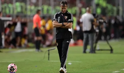 El entrenador Fernando Batista.