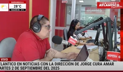 Transmisión de Atlántico en Noticias.