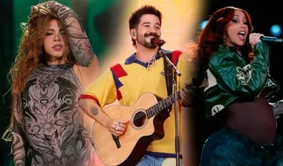Shakira, Camilo y Cardi B 