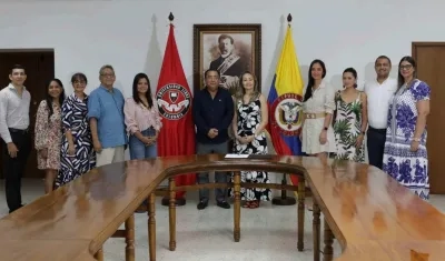 Firma del convenio.