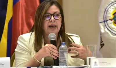 La Fiscal General de la Nación, Luz Adriana Camargo. 