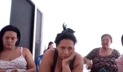 Captura de pantalla durante una audiencia.